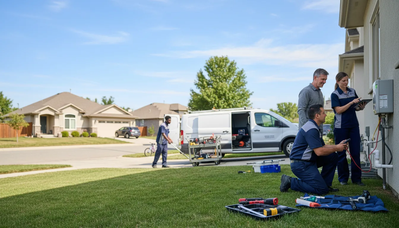 Tankless water heater service in Traver, CA